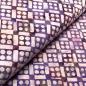 Preview: PURPLE SQUARES - Ranier - Batikstoff aus Indonesien